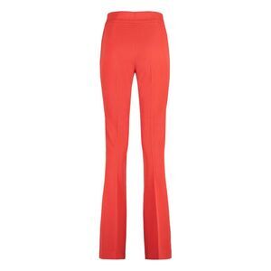 GENNY High-Waisted Flared Trousers Women CORAL Pants